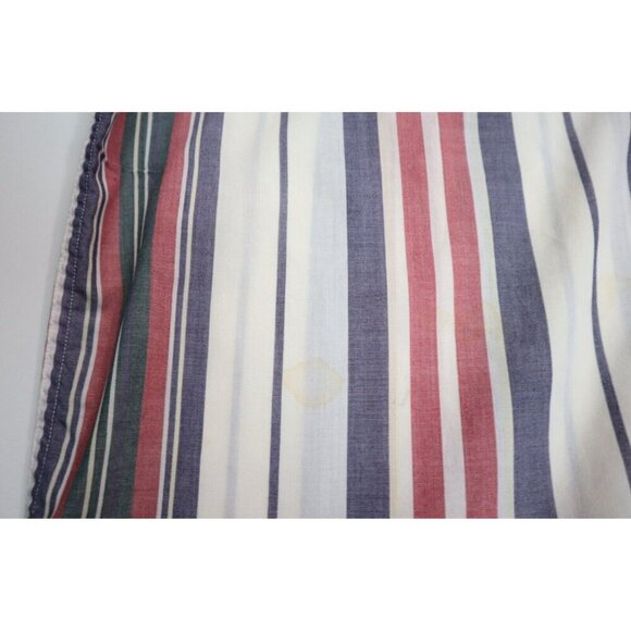 VINTAGE MEN S STRIPED BUTTON-UP SHIRT - CHATHAM CLOTH - SIZE L TALL - Picture 2 of 7